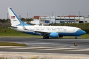 United States Air Force Boeing C-40B Clipper (01-0040) at  Lisbon - Portela, Portugal