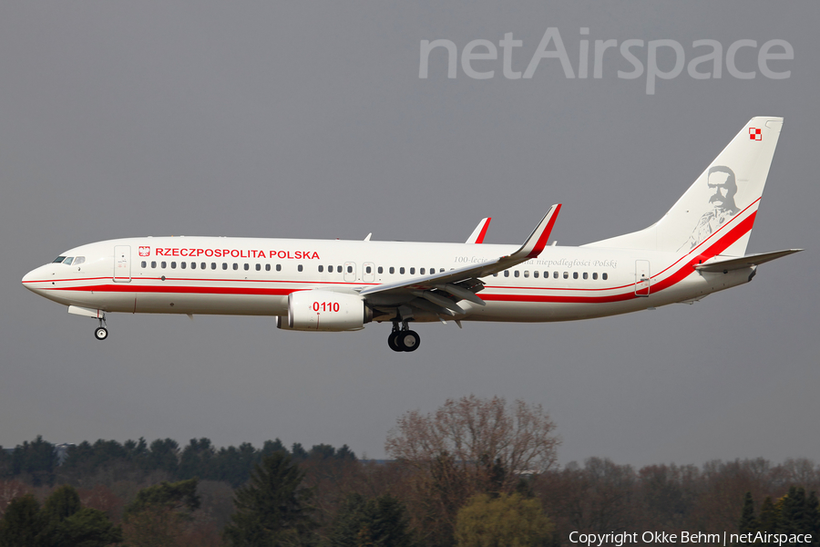 Polish Air Force (Siły Powietrzne) Boeing 737-86X (0110) | Photo 235990