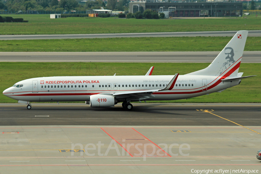 Polish Air Force (Siły Powietrzne) Boeing 737-86X (0110) | Photo 264753