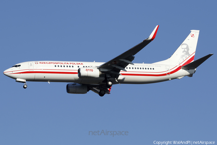 Polish Air Force (Siły Powietrzne) Boeing 737-86X (0110) | Photo 555137