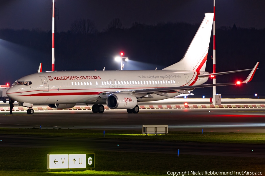Polish Air Force (Siły Powietrzne) Boeing 737-86X (0110) | Photo 664587