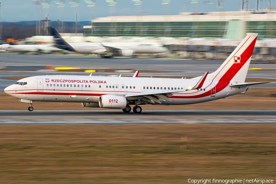 Polish Air Force (Siły Powietrzne) Boeing 737-8TV(BBJ2) (0112) | Photo 554186
