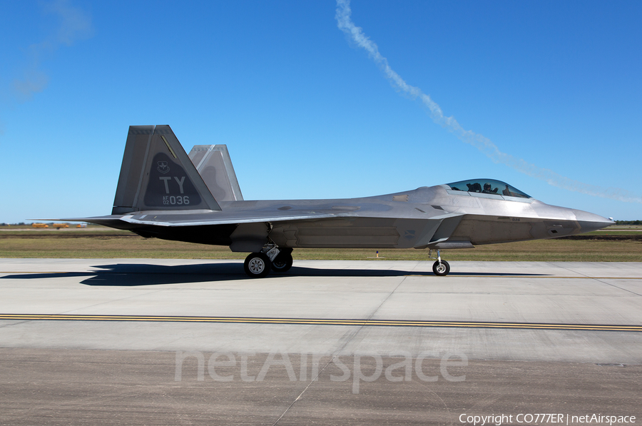 United States Air Force Lockheed Martin / Boeing F-22A Raptor (02-4036) | Photo 13598