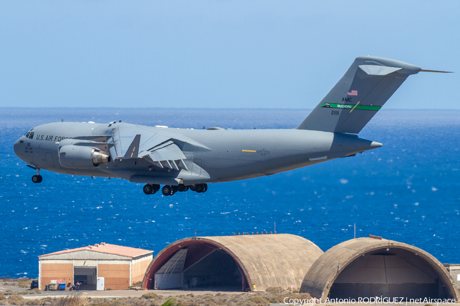 United States Air Force Boeing C-17A Globemaster III (02-1111) | Photo 525357