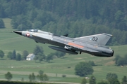 Austrian Air Force SAAB J 35OE Draken (02) at  Zeltweg, Austria
