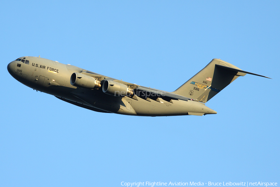 United States Air Force Boeing C-17A Globemaster III (03-3115) | Photo 152350