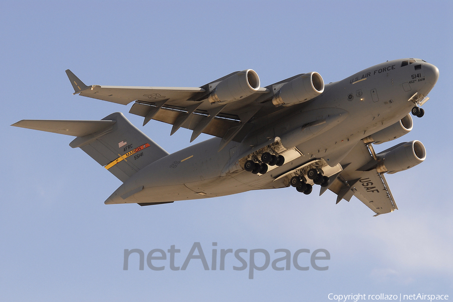 United States Air Force Boeing C-17A Globemaster III (05-5141) | Photo 8218