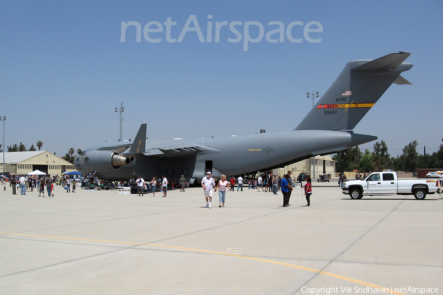 United States Air Force Boeing C-17A Globemaster III (05-5143) | Photo 36309