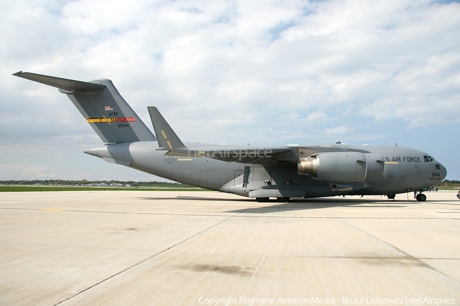 United States Air Force Boeing C-17A Globemaster III (05-5144) | Photo 162610