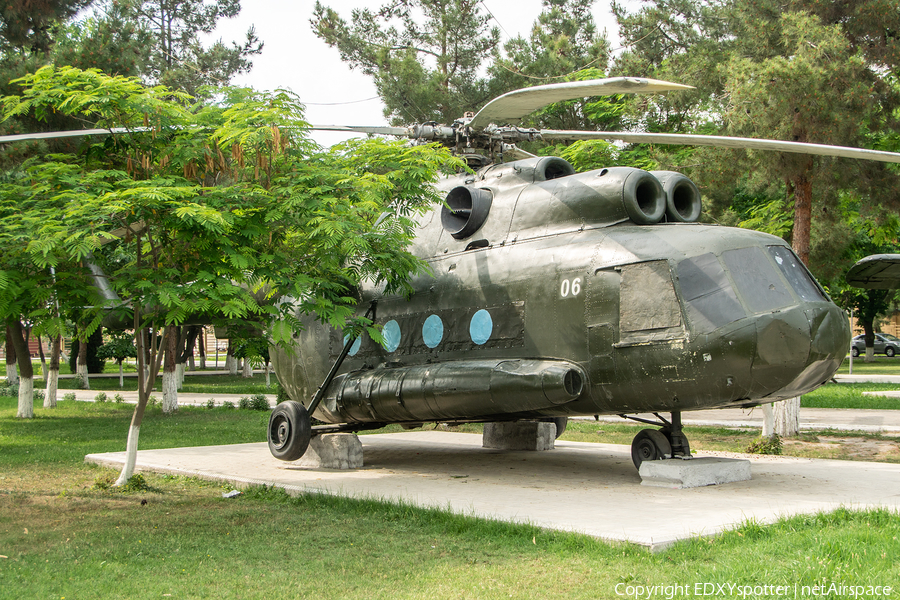 Uzbekistan Air Force Mil Mi-8TV Hip-C (06 WHITE) | Photo 507532