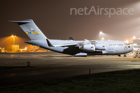 United States Air Force Boeing C-17A Globemaster III (07-7182) at  Zurich - Kloten, Switzerland