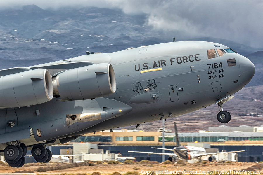United States Air Force Boeing C-17A Globemaster III (07-7184) | Photo 415482