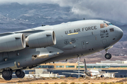 United States Air Force Boeing C-17A Globemaster III (07-7184) at  Gran Canaria, Spain