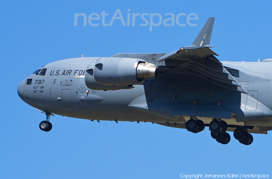 United States Air Force Boeing C-17A Globemaster III (07-7187) | Photo 524847