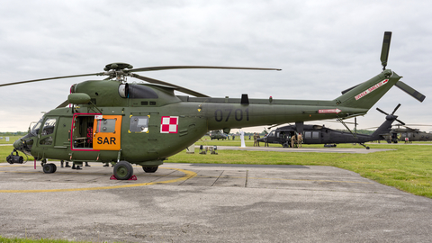 Polish Army (Siły Zbrojne Rzeczypospolitej Polskiej) PZL-Swidnik W-3RL Sokol (0701) at  Inowrocław - Latkowo, Poland