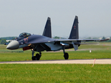 Russian Federation Air Force Sukhoi Su-35S Flanker E (07 RED) at  Paris - Le Bourget, France