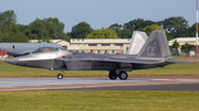 United States Air Force Lockheed Martin / Boeing F-22A Raptor (08-4163) at  RAF Fairford, United Kingdom