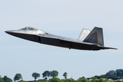 United States Air Force Lockheed Martin / Boeing F-22A Raptor (08-4163) at  RAF Fairford, United Kingdom