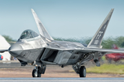 United States Air Force Lockheed Martin / Boeing F-22A Raptor (08-4163) at  RAF Fairford, United Kingdom