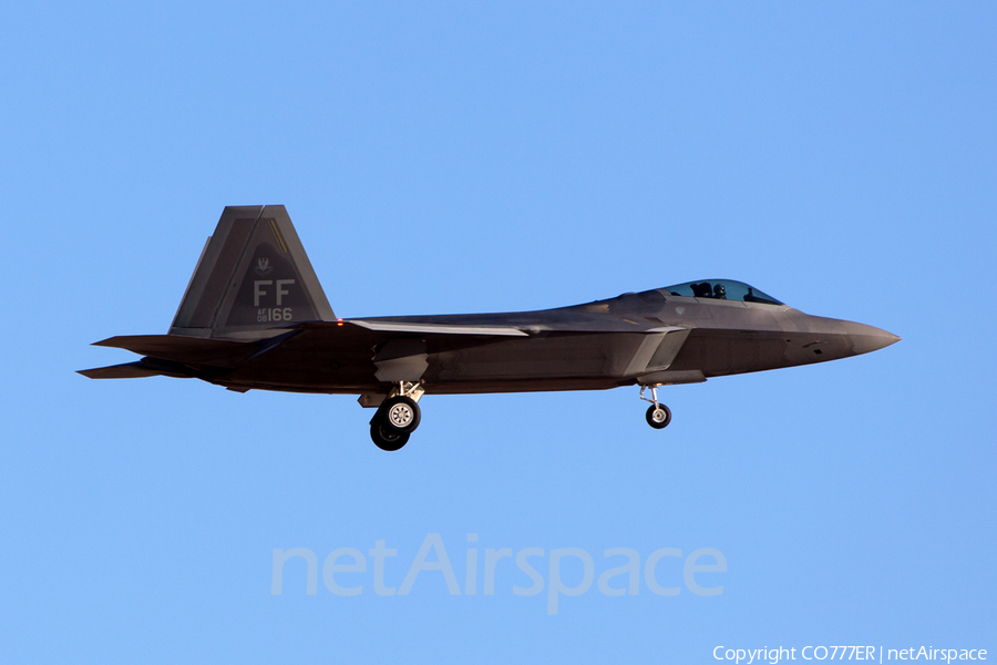 United States Air Force Lockheed Martin / Boeing F-22A Raptor (08-4166) | Photo 39983