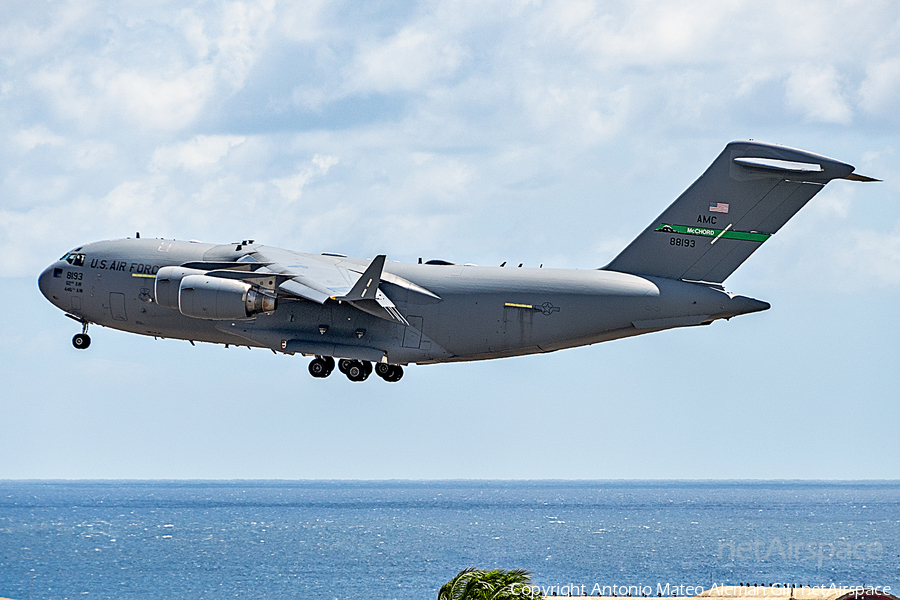 United States Air Force Boeing C-17A Globemaster III (08-8193) | Photo 621639