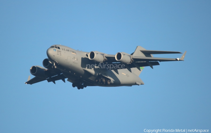 United States Air Force Boeing C-17A Globemaster III (08-8193) | Photo 304208