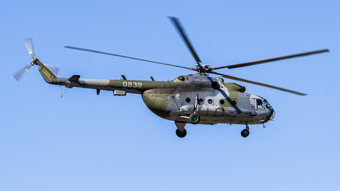 Czech Air Force Mil Mi-17 Hip-H (0839) at  Zaragoza, Spain