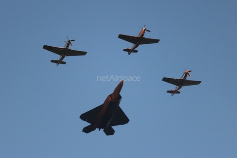 United States Air Force Lockheed Martin / Boeing F-22A Raptor (09-4185) at  Oshkosh - Wittman Regional, United States