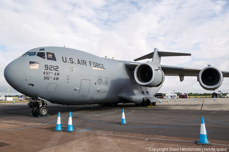United States Air Force Boeing C-17A Globemaster III (09-9212) | Photo 176688