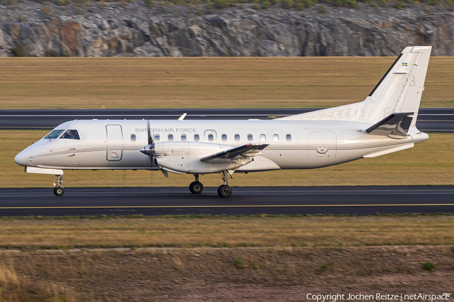 Swedish Air Force (Flygvapnet) SAAB 340B (Tp100C) (100008) | Photo 349586