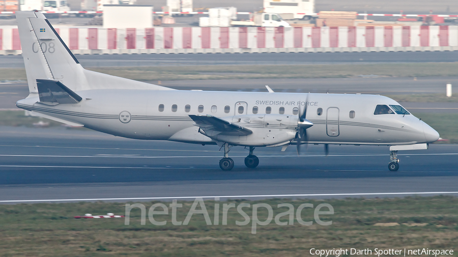 Swedish Air Force (Flygvapnet) SAAB 340B (Tp100C) (100008) | Photo 379728