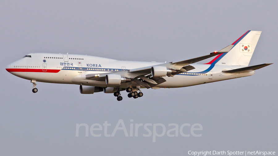 Republic of Korea Air Force Boeing 747-4B5 (10001) | Photo 355687