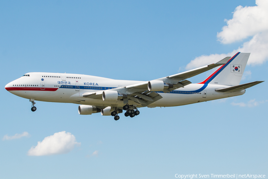 Republic of Korea Air Force Boeing 747-4B5 (10001) | Photo 172909