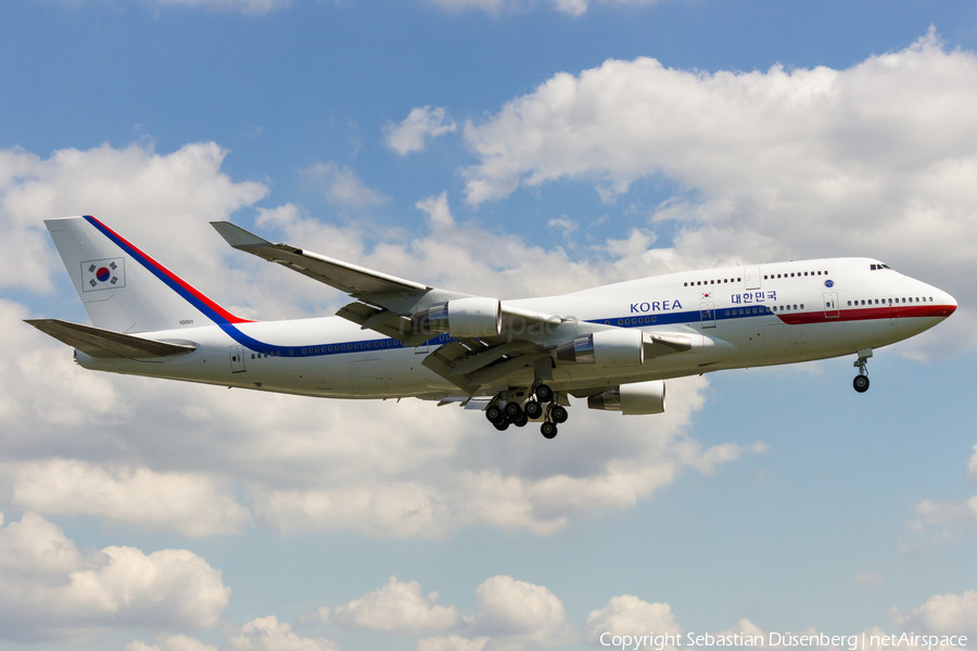 Republic of Korea Air Force Boeing 747-4B5 (10001) | Photo 175264