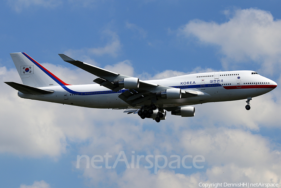 Republic of Korea Air Force Boeing 747-4B5 (10001) | Photo 431969