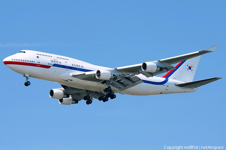 Republic of Korea Air Force Boeing 747-4B5 (10001) | Photo 373027
