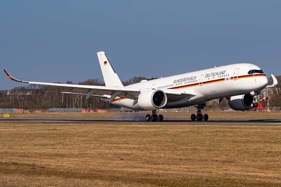 German Air Force (Luftwaffe) Airbus A350-941ACJ (1003) at  Hamburg - Fuhlsbuettel (Helmut Schmidt), Germany