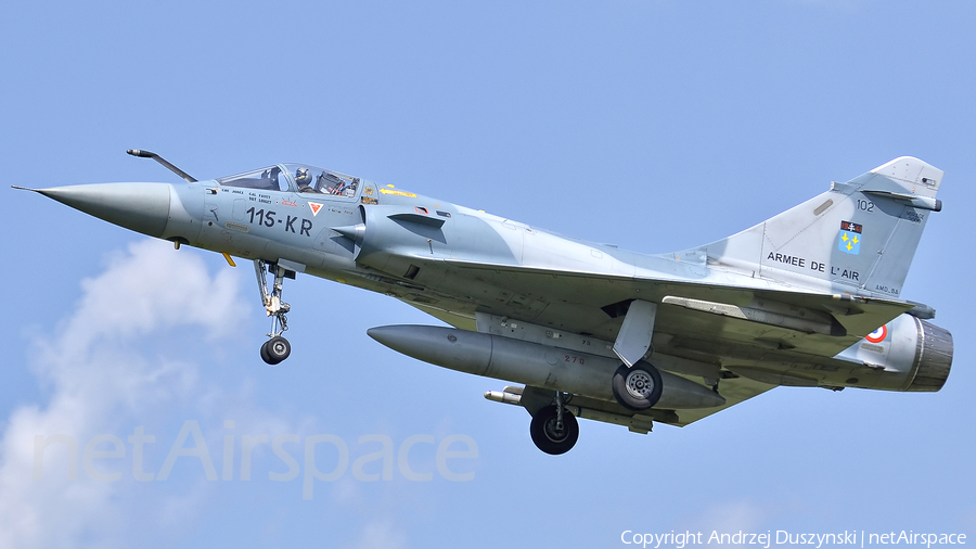 French Air Force (Armée de l’Air) Dassault Mirage 2000-5F (102) | Photo 334761
