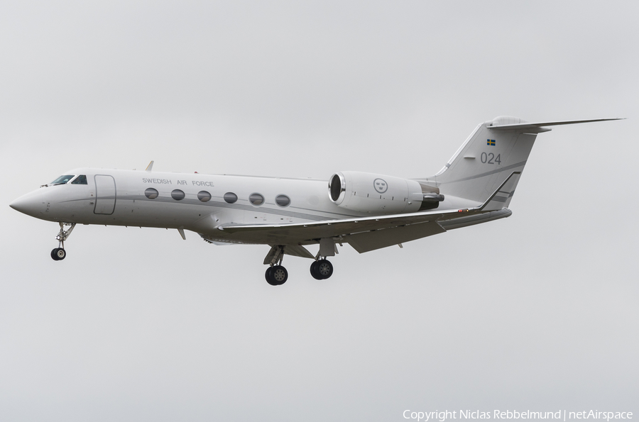 Swedish Air Force (Flygvapnet) Gulfstream G-IV SP (TPp102C) (102004) | Photo 302227