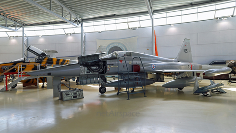 Royal Norwegian Air Force Northrop RF-5A (G) (105) at  Oslo - Gardermoen, Norway