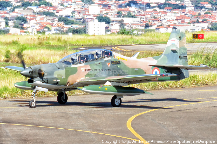Paraguayan Air Force (Fuerza Aerea Paraguaya) Embraer EMB-312A Tucano AT-27 (1053) | Photo 507139