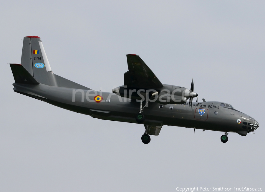 Romanian Air Force (Forțele Aeriene Române) Antonov An-30 (1104) | Photo 239371