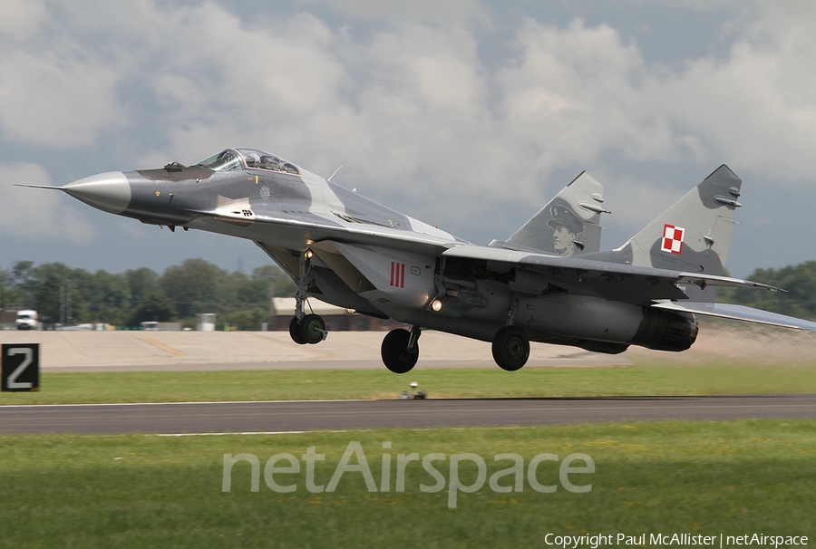 Polish Air Force (Siły Powietrzne) Mikoyan-Gurevich MiG-29A Fulcrum (111) | Photo 8321