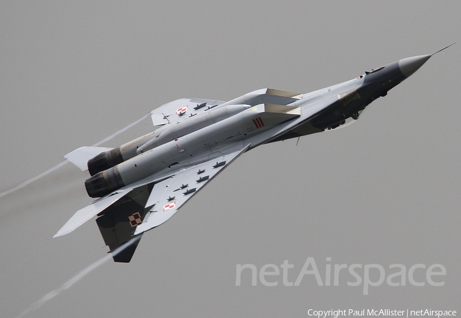 Polish Air Force (Siły Powietrzne) Mikoyan-Gurevich MiG-29A Fulcrum (111) | Photo 8452