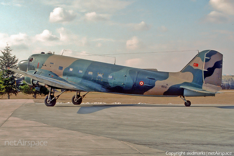 Turkish Air Force (Türk Hava Kuvvetleri) Douglas C-47B Skytrain (Dakota 4) (12-003) | Photo 282841