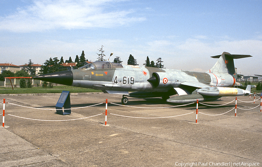 Turkish Air Force (Türk Hava Kuvvetleri) Lockheed F-104G Starfighter (12619) | Photo 64346