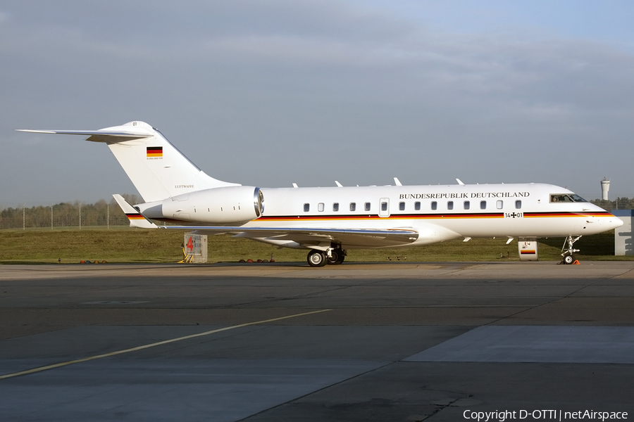 German Air Force Bombardier BD-700-1A11 Global 5000 (1401) | Photo 456059