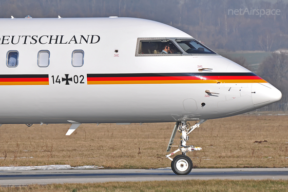 German Air Force Bombardier BD-700-1A11 Global 5000 (1402) at  Krakow - Pope John Paul II International, Poland