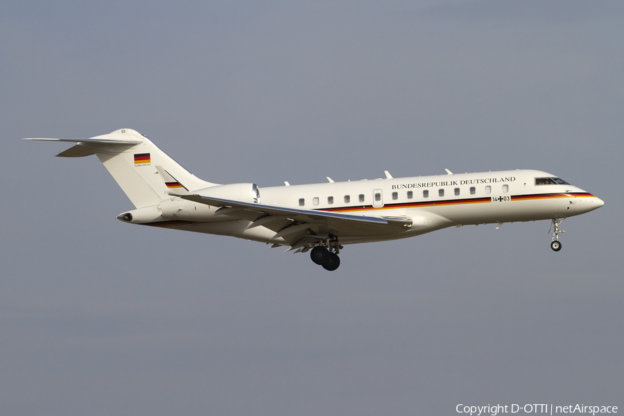 German Air Force Bombardier BD-700-1A11 Global 5000 (1403) | Photo 433439