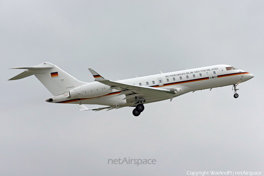 German Air Force (Luftwaffe) Bombardier BD-700-1A11 Global 5000 (1403) | Photo 472873